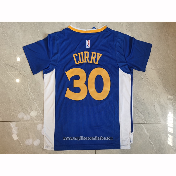 Camiseta Manga Corta Golden State Warriors Icon Curry NO 30 Azul